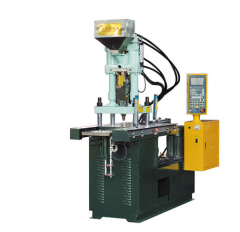 Double sliding vertical injection machine