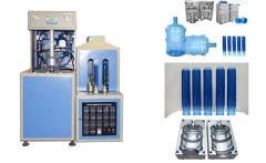 Half auto PET bottle blowing molding machines